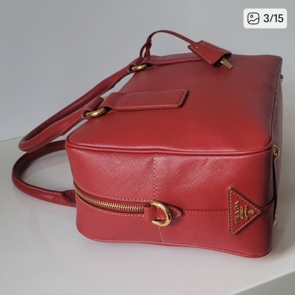 PRADA Saffiano Bowler Bag - Picture 3 of 14